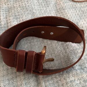 Vintage Coach Womens Dark Brown leather Belt